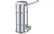 Contur mixer with 1/2" shower hose connection, chrome