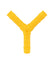 Y-shaped water connector 10mm