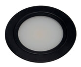 DIMATEC COB LED вграден спот 3W, черен, Ø68 мм, 3000K, 12V