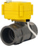 Lilie GrauGELB — electric ball valve with heating, Ø40 mm, 12 V